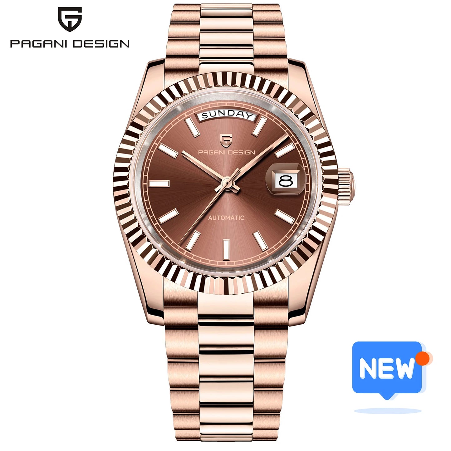 PAGANI DESIGN DD36 Luxury Automatic Watch For Men AR Sapphire Glass Stainless steel Mechanical Wristwatch EU Warehouse delivery