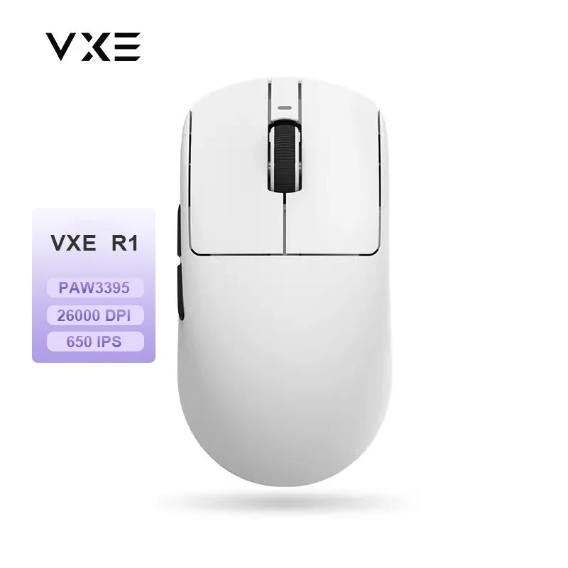 ATK VXE Dragonfly R1 Pro MAX Wireless Gaming Mouse, PAW3395 Lightweight Esports Mouse, Rechargeable 26,000 DPI FPS Gaming Mouse