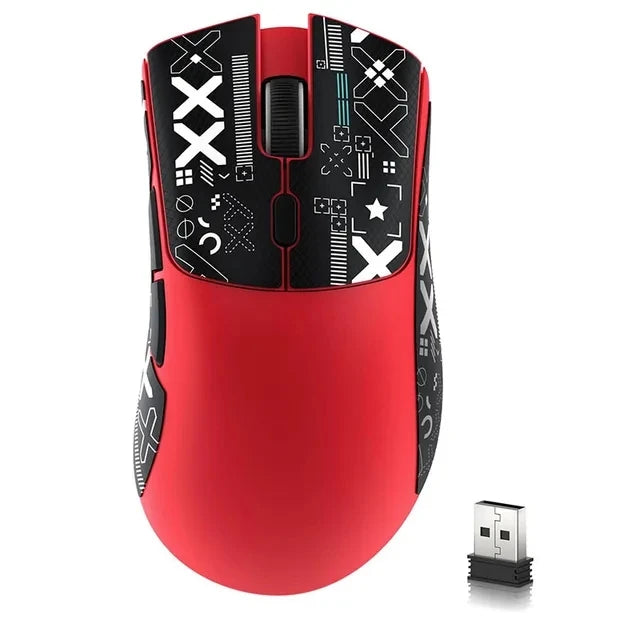 Mouse de gaming wireless Attack Shark R1 Lightweight Bluetooth 2.4G, PAW3311, 18000DPI, ergonomic, cu macrocomenzi