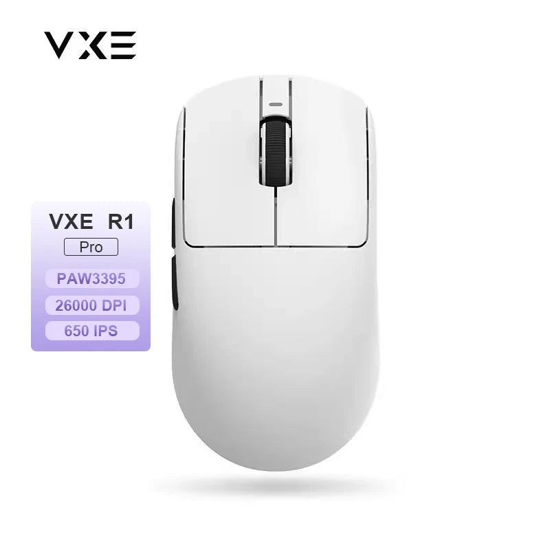 ATK VXE Dragonfly R1 Pro MAX Esports Wireless Gaming Mouse, PAW3395 26000 DPI Lightweight Rechargeable FPS Gaming Mouse for CSGO, Valorant & PC Gaming
