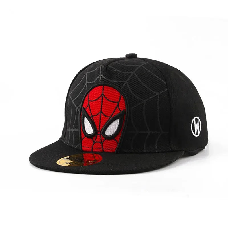 2026 HotAnime Cartoon Spiderman Hats for Kids Toddler Baseball Cap Spring Snapback Hip Hop Adjustable Caps