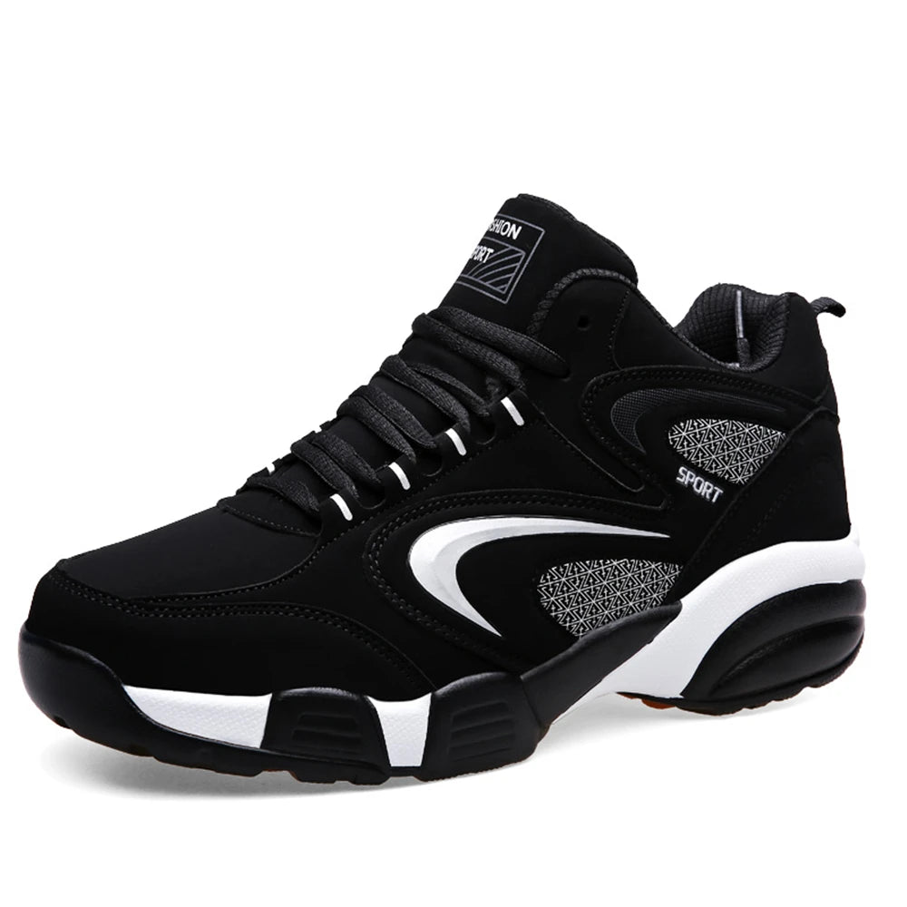 Plus Size Men's Trendy Colour Block Sneakers, Comfy Non Slip Lace Up Casual Durable Shoes For Men's Outdoor Activities