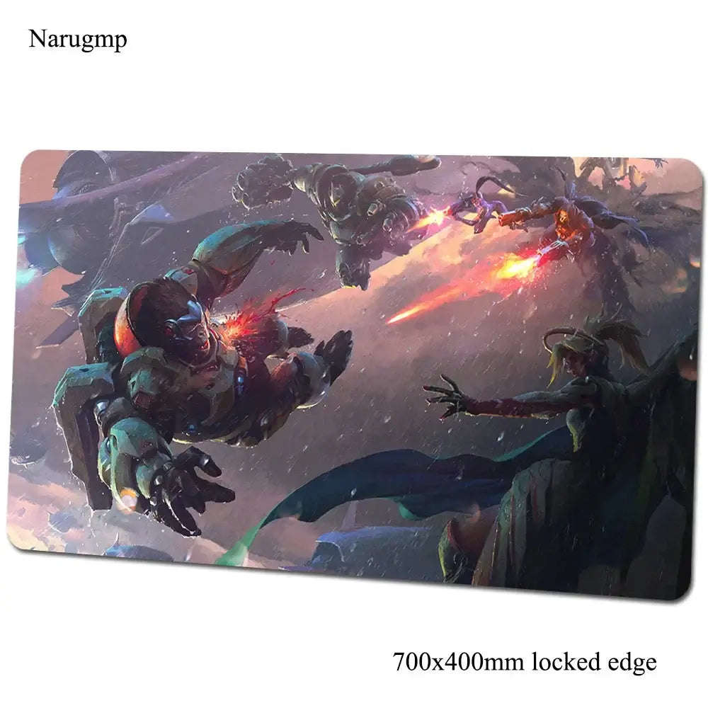 Overwatch-musmatta 700x400x3mm gamingmusmatta anime personlig kontors- och notebook-skrivbordsmatta present till pojke padmouse spel pc gamer-mattor