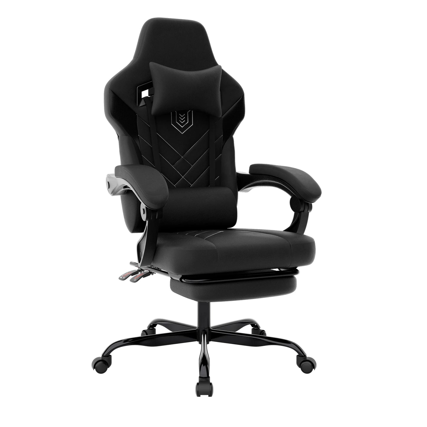 WOTSTA Gaming Chair Ergonomic Office Chair with Headrest, Racing Computer Chair, Height Adjustable Swivel Chair for Gaming, Work & Home Office