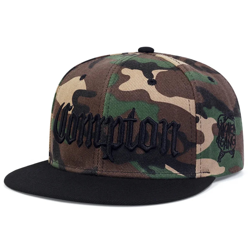 Unisex Compton Embroidery Hip-hop Hats Spring And Autumn Outdoor Adjustable Sports Casual Baseball Caps Sunscreen Hat