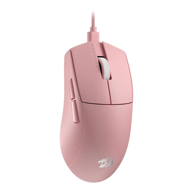 Ratón gaming Redragon M724 con cable, ultraligero de 42G, sensor óptico de hasta 12,400 DPI y 5 botones programables
