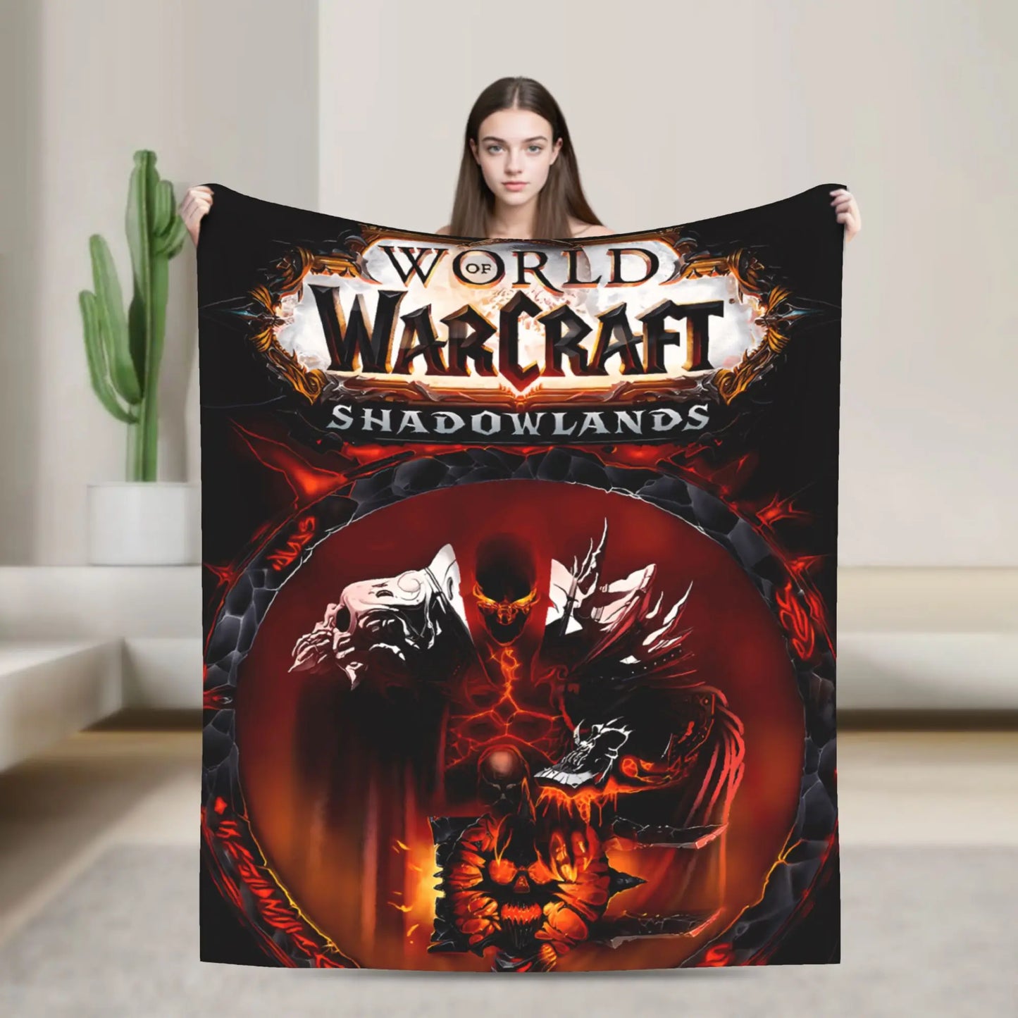 World of Warcraft, WOW Game Blanket Quality Super Warm Throw Blanket Winter Picnic Outdoor Graphic Bedspread