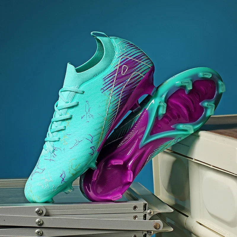 New Men's Football Boots Non-Slip Soccer Shoes Training Sneakers FG Top Quality Cleats Wholesale Drop Shipping Unisex Adult