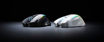 Redragon M612 PRO RGB BT 2.4G gamingmus, 8000 DPI trådløs optisk, 9 programmerbare knapper, 7 baggrundsbelyste tilstande, B