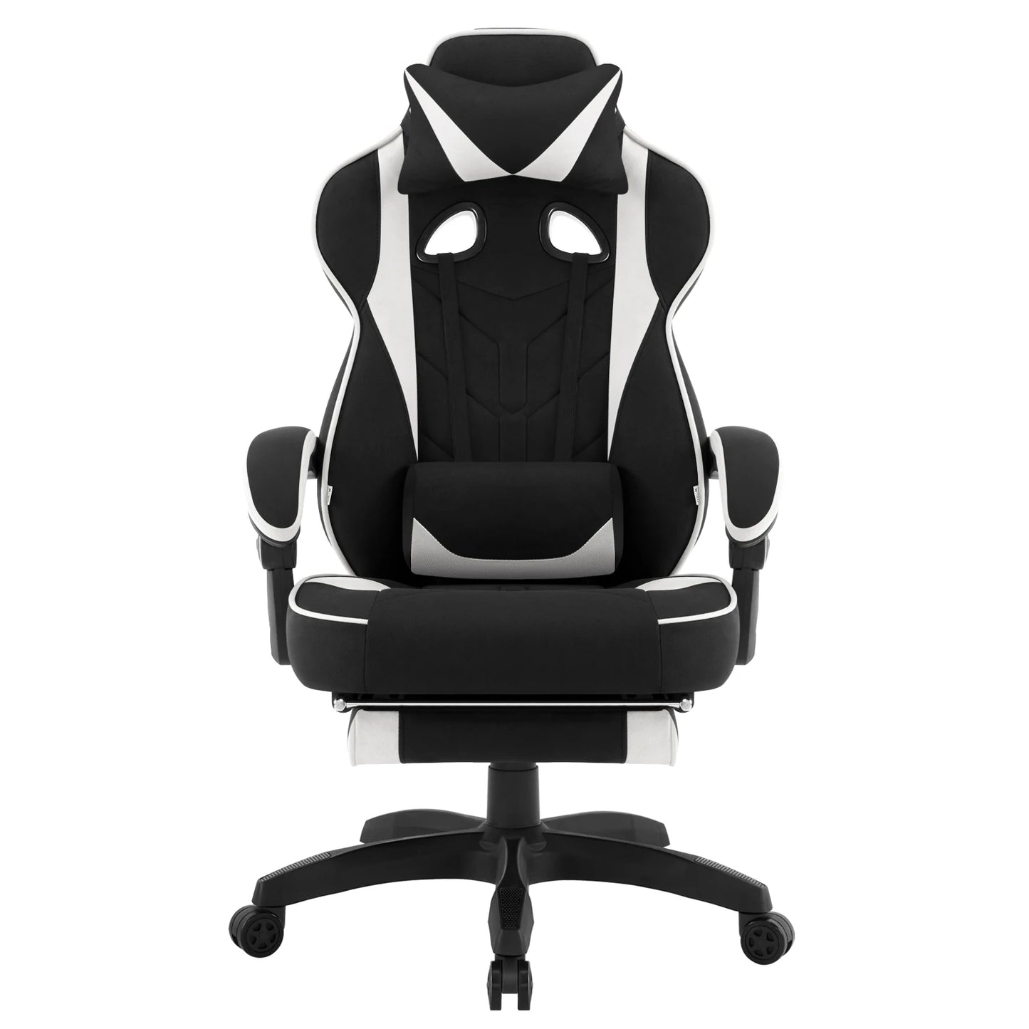 WOLTU Executive Office Chair Breathable Gaming Chair Ergonomic Gamer Computer Chair with Lumbar Cushion Headrest Footrest