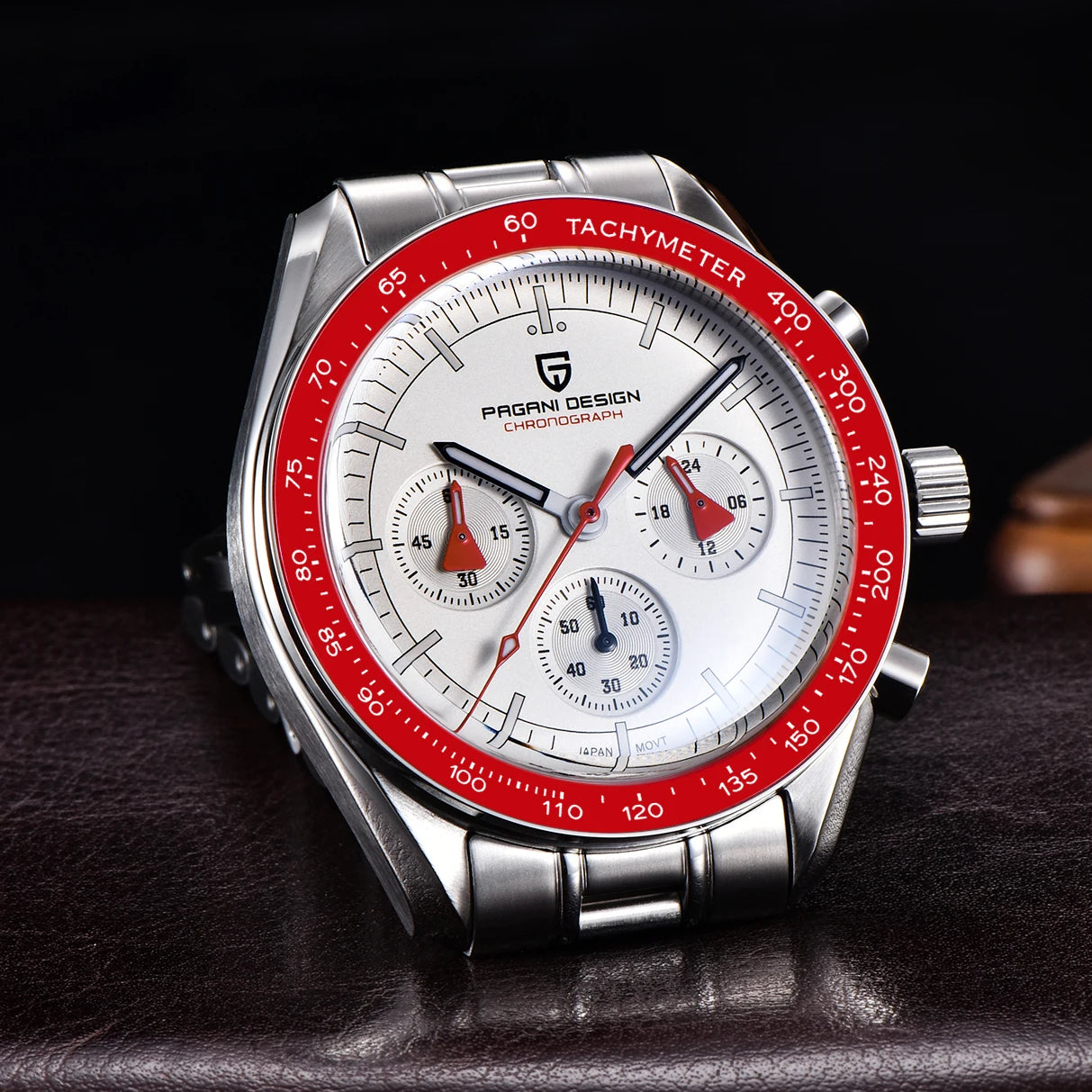PAGANI DESIGN New men’s watches, luxury quartz watch, speed chronograph, AR sapphire glasses, 100M water-resistant, business watch 2026, EU local shipping