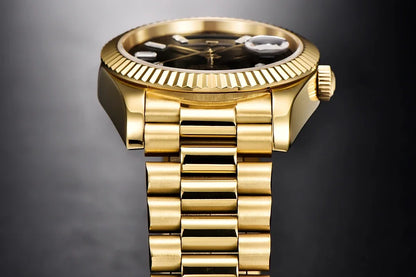 New Watch man PAGANI DESIGN D36 gold Rose Luxury automatic mechanical waterproof glass Sapphire AR stainless steel Date gift Man