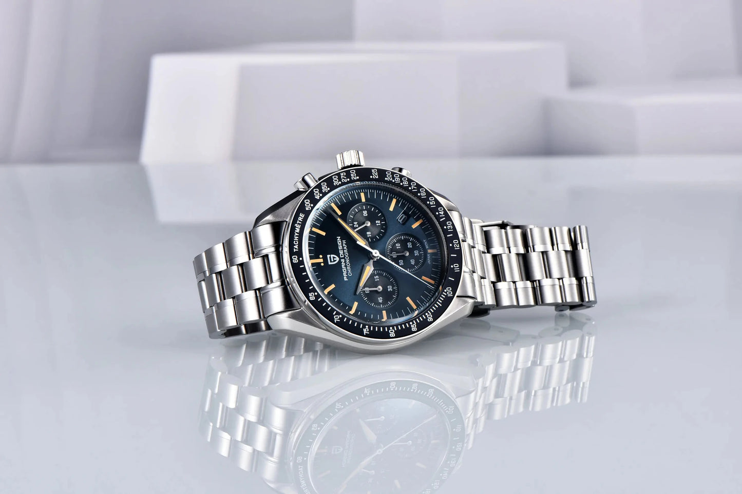 PAGANI DESIGN New men’s watches, luxury quartz watch, speed chronograph, AR sapphire glasses, 100M water-resistant, business watch 2026, EU local shipping