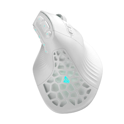 SOLAKAKA E9 Pro MMO verticale muis PAW3395-sensor 1000mAh batterij 45° verticale grip ergonomische muis 8k gamingmuis
