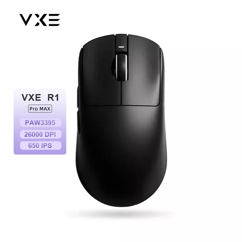 Mouse de gaming wireless ATK VXE Dragonfly R1 Pro MAX PAW3395 R1 SE Plus, mouse FPS esports personalizat, reîncărcabil și ultraușor