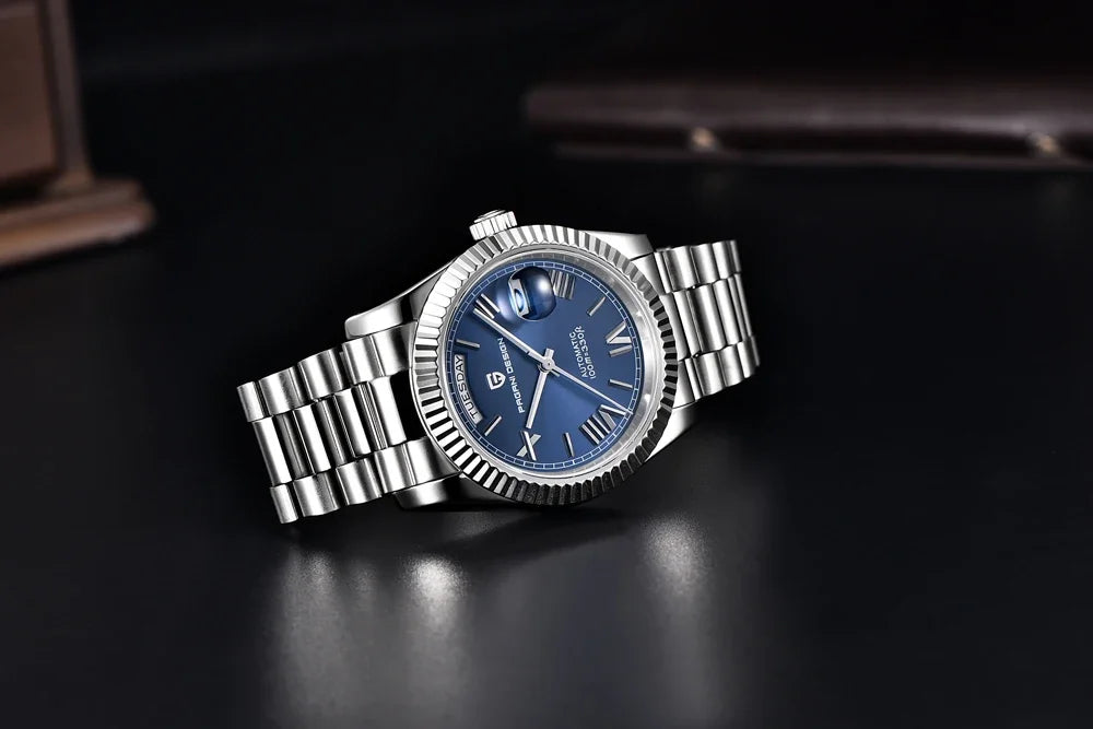 New Watch man PAGANI DESIGN D36 gold Rose Luxury automatic mechanical waterproof glass Sapphire AR stainless steel Date gift Man