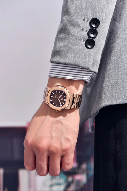 PAGANI DESIGN 2026 New Luxury Automatic Watch  Men Mechanical Wristwatch Stainless Steel Sapphire glass 40MM Barrel dial Watch