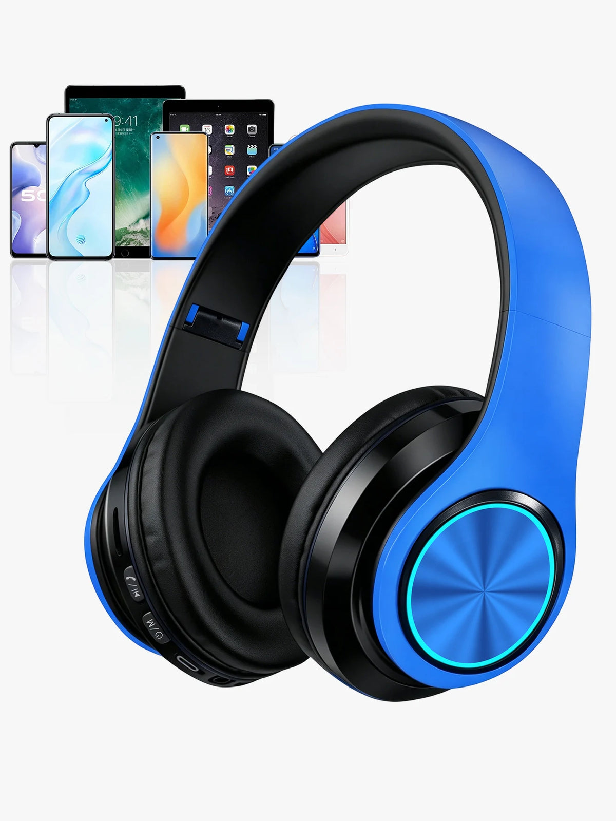 Casque de jeu sans fil Bluetooth B39, casque Bluetooth supra-auriculaire, longue autonomie et faible latence