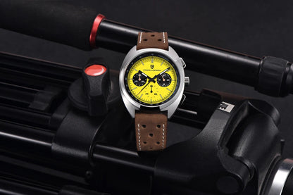 Retro Men's Watch PAGANI DESIGN 2026 New Collection, Quartz Chronograph, Japanese VK63 Sapphire Glass, Local Shipping