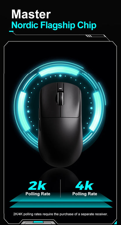 Mouse de gaming wireless ATK VXE Dragonfly R1 Pro MAX PAW3395 R1 SE Plus, mouse FPS esports personalizat, reîncărcabil și ultraușor