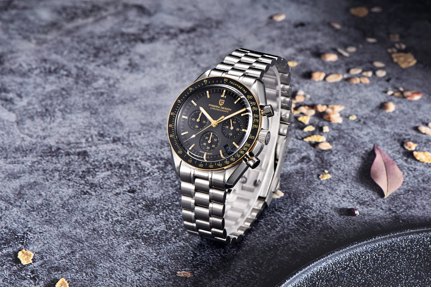 PAGANI DESIGN AK Project Mars Men's Watches Top Luxury Quartz Watch For Men AR Sapphire Speed Sport Chronograph Automatic Date