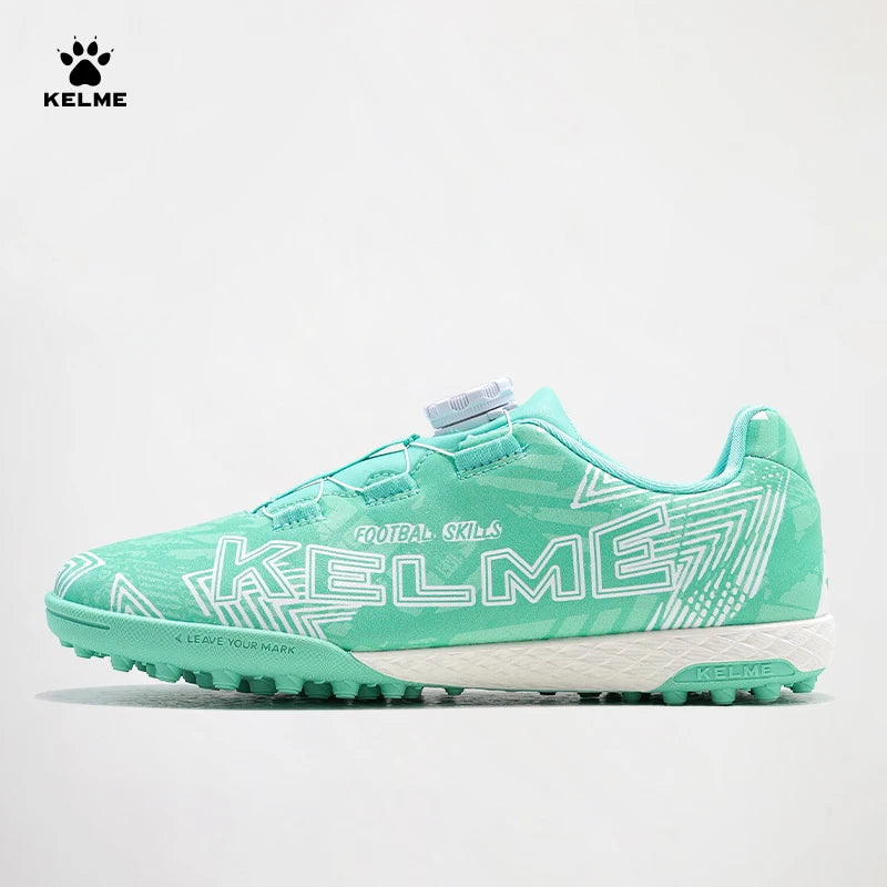 KELcloser-Chaussures de football TF pour enfants, entraînement sportif professionnel, bottes de football à bouton rotatif, enge Él, coordonnantes, 9332ZX3Anther