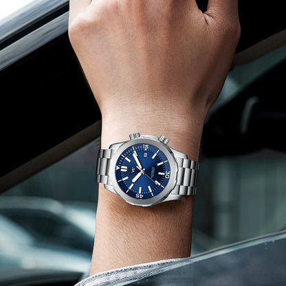 WM Watch Men Automatic Mechanical Watch Miyota8215 Sapphire AR Coated 100M Waterproof Man Business Welly Merck Watches 199M-WM