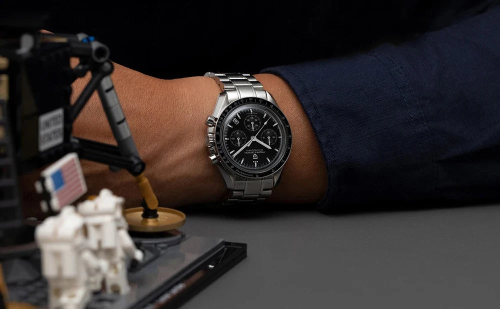 PAGANI DESIGN New men’s watches, luxury quartz watch, speed chronograph, AR sapphire glasses, 100M water-resistant, business watch 2026, EU local shipping