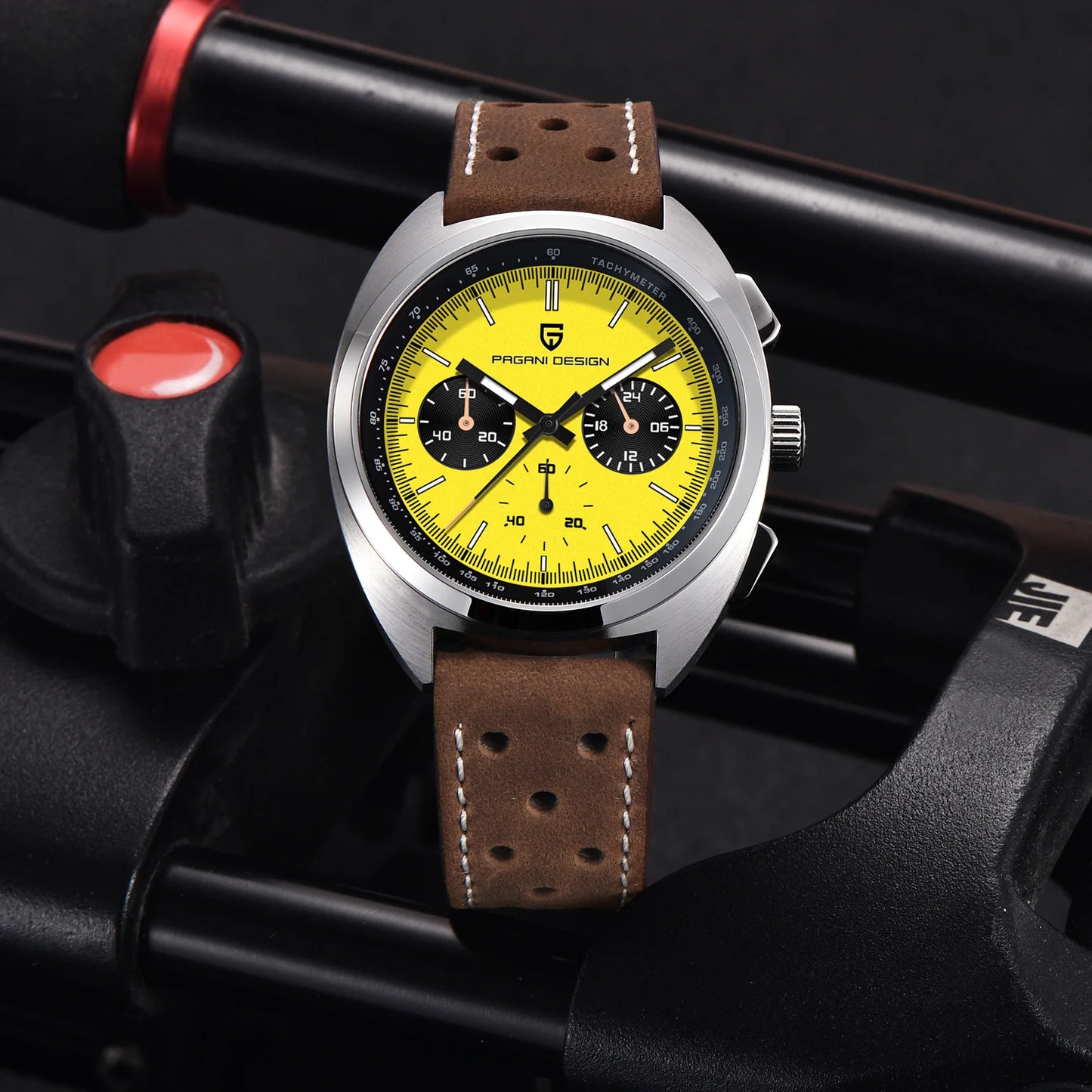 Retro Men's Watch PAGANI DESIGN 2026 New Collection, Quartz Chronograph, Japanese VK63 Sapphire Glass, Local Shipping