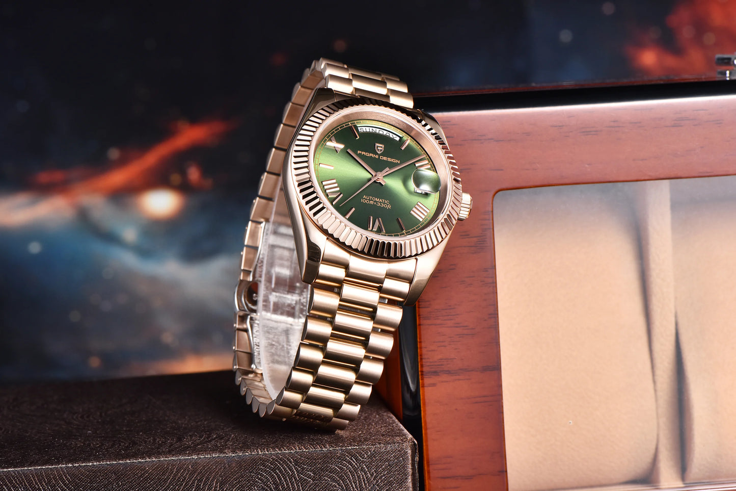 PAGANI DESIGN DD36 Luxury Automatic Watch For Men AR Sapphire Glass Stainless steel Mechanical  Wristwatch EU Warehouse delivery