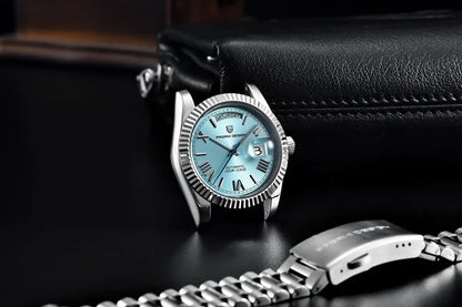 New Watch man PAGANI DESIGN D36 gold Rose Luxury automatic mechanical waterproof glass Sapphire AR stainless steel Date gift Man