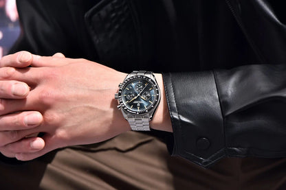 PAGANI DESIGN New men’s watches, luxury quartz watch, speed chronograph, AR sapphire glasses, 100M water-resistant, business watch 2026, EU local shipping