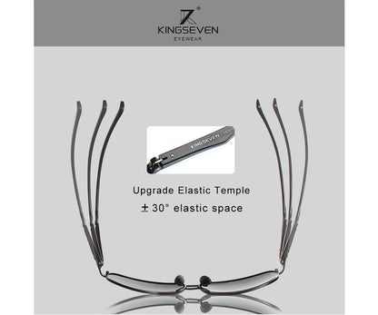 KINGSEVEN New Aluminum Men Fashion Sun Glasses Travel Driving Male Eyewear Oculos  band sunglasses N7188