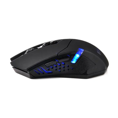 ET X-08 2000DPI reguliuojama 7 mygtukų 2.4G belaidė žaidimų pelė, profesionali belaidė žaidimų pelė žaidėjams, tyli LED pelė PC