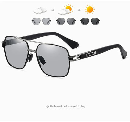 CoolPandas High Quality Sunglasses Polarized Men Women Photochromic UV400 Protection Driving Sun Glasses Unisex Chameleon Lens
