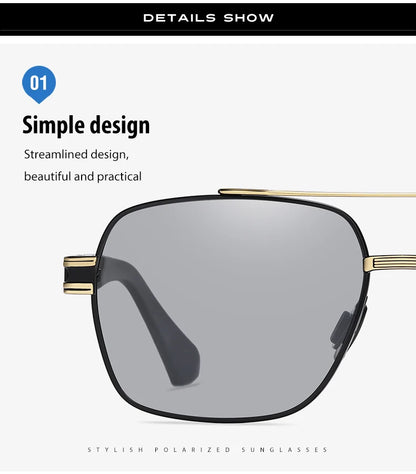 CoolPandas High Quality Sunglasses Polarized Men Women Photochromic UV400 Protection Driving Sun Glasses Unisex Chameleon Lens