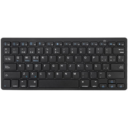 Portable Spanish Bluetooth Keyboard Light Slim Wireless Keyboard teclado for Mac iPad iPhone iOS Android Windows Smart TV