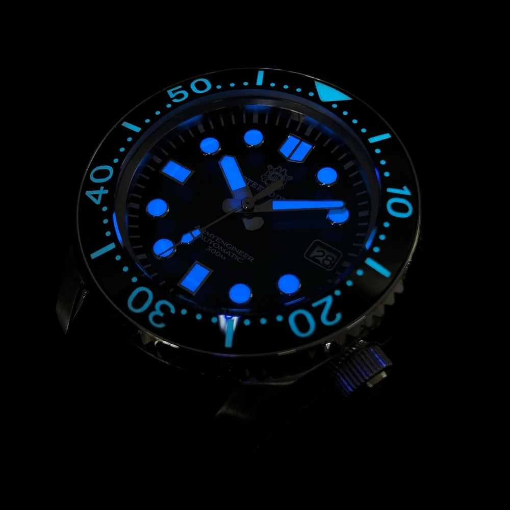 STEELDIVE SD1968 44MM Ceramic Bezel Insert Stainless Steel Case 1000m Waterproof NH35 Dive Watch Automatic