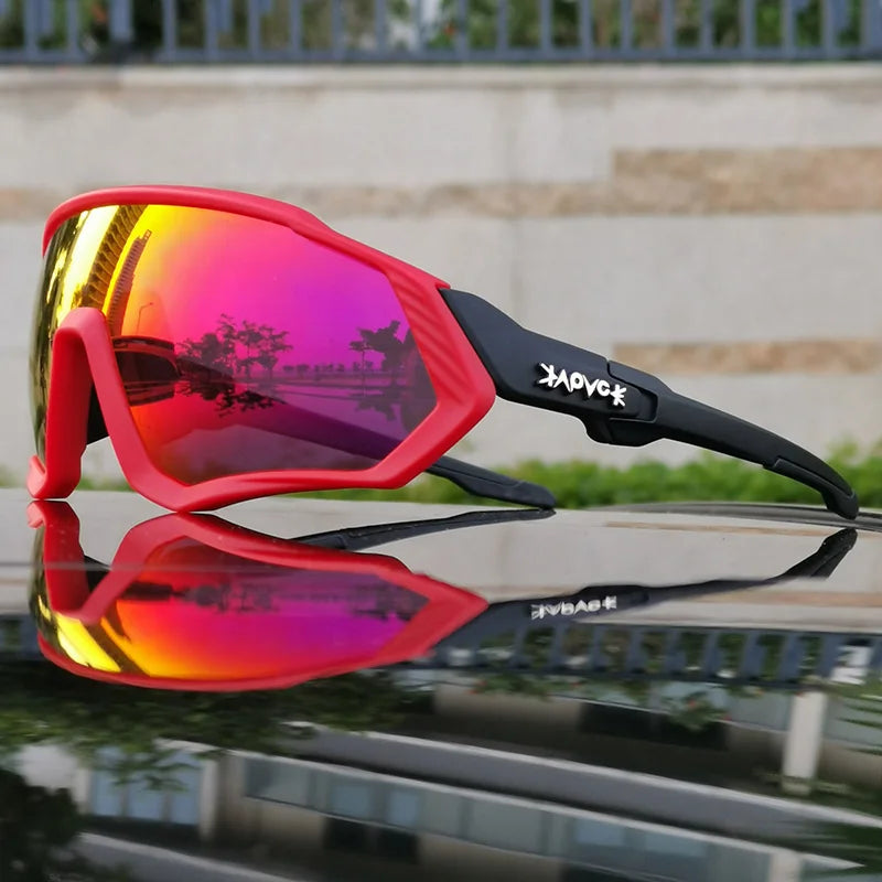 2025 Polarized Sport 5 Lens Cycling Glasses Bike Mtb Sunglasses Men Women Fishing Running Goggles Fashion Safety Bicycle Eyewear