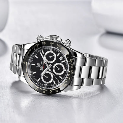 Relojes Hombre 2026 BENYAR New  Watches Men Luxury Brand Chronograph Male Sport Watches Waterproof Stainless Steel Quartz  Watch