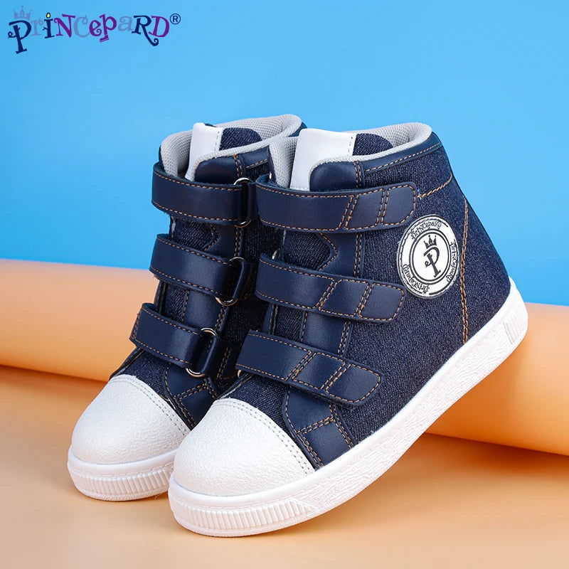 Orthopedic Kids Shoes Princepard Flat Feet Medical Corrcetive Casual Footwear for Toddlers with Arch Support Sneakers