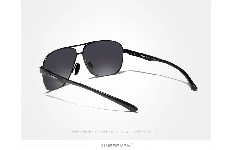 KINGSEVEN New Aluminum Men Fashion Sun Glasses Travel Driving Male Eyewear Oculos  band sunglasses N7188