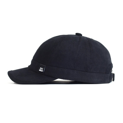 Vintage Short Brim Baseball Cap Cotton Men Women Soft Dad Hat Adjustable Trucker Style Low Profile Caps
