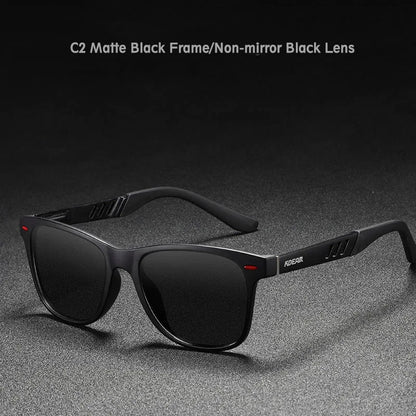 KDEAM Photochromic and Polarized Sunglasses Men Navigational Aluminum Magnesium Frame Men's Glasses UV400 Night Vision Goggles