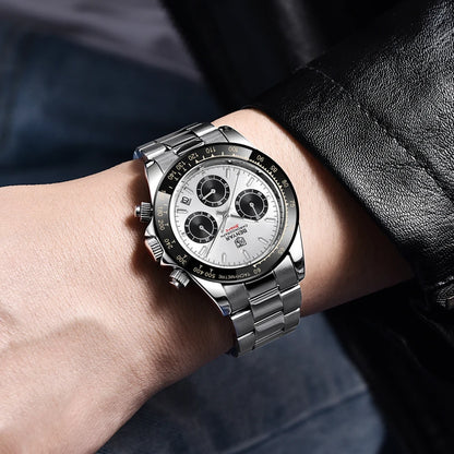 Relojes Hombre 2026 BENYAR New  Watches Men Luxury Brand Chronograph Male Sport Watches Waterproof Stainless Steel Quartz  Watch