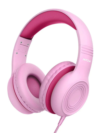Écouteurs filaires Ow CH6S avec microphone pour enfants, matériau de qualité alimentaire, écouteurs supra-auriculaires pour enfants, IPad Kindle Morning, Max 85dB