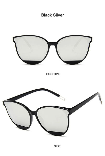New Arrival 2025 Fashion Sunglasses Women Vintage Metal Mirror Classic Vintage Sun Glasses Female Oculos De Sol Feminino UV400