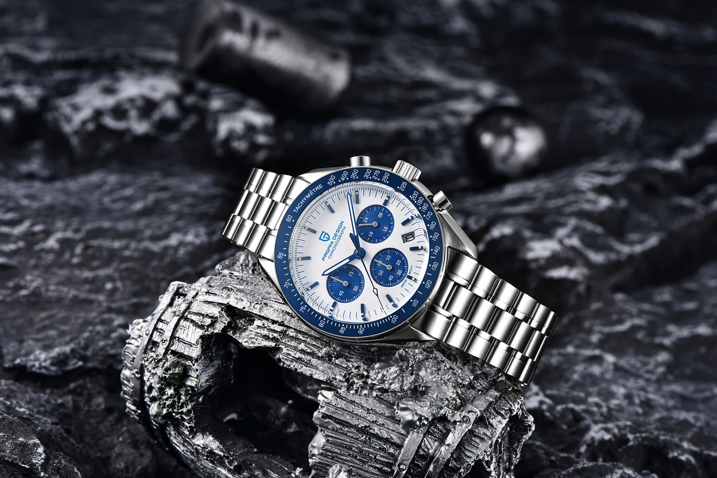 PAGANI DESIGN 2026 New Men's Watches Top Luxury Quartz Watch For Men Auto Date Speed Chronograph AR Sapphire Mirror Wrist watch