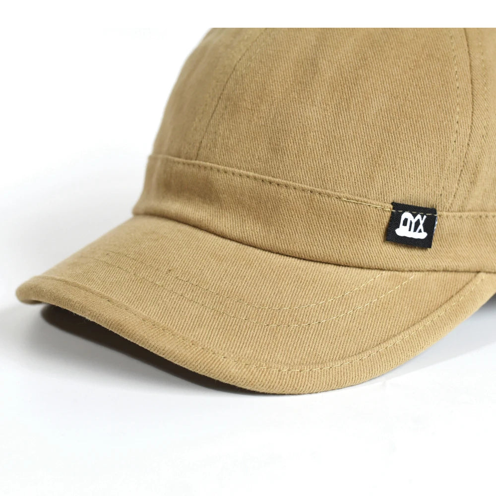 Vintage Short Brim Baseball Cap Cotton Men Women Soft Dad Hat Adjustable Trucker Style Low Profile Caps