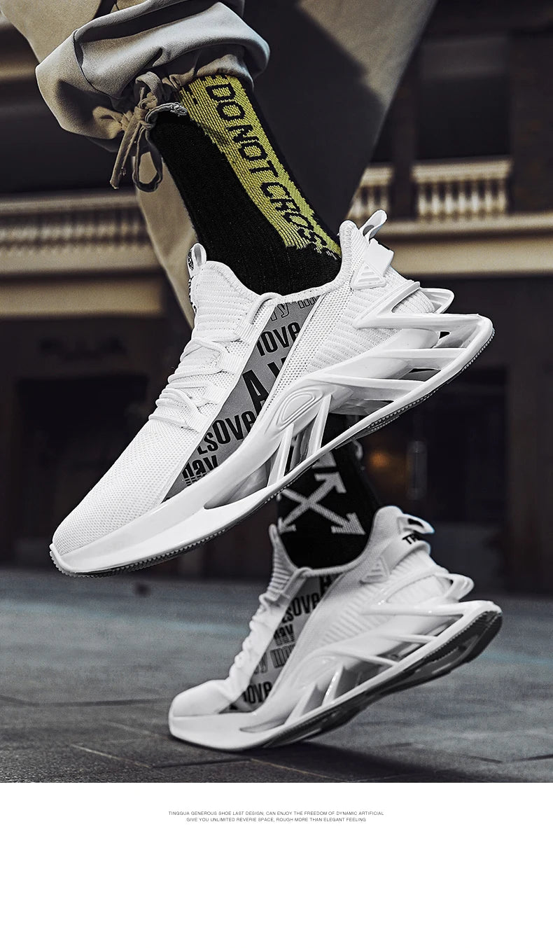 Chaussure Homme Chaussures de course respirantes pour hommes, baskets décontractées pour hommes, chaussures de tennis pour hommes, entraîneur de course, mocassins à la mode, luxe